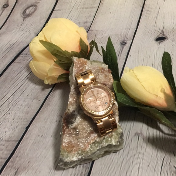 🌹 AUTHENTIC Michael Kors Bel Aire Rose Gold Watch
